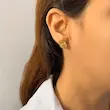 گوشواره طلایی ونکیلیف میخی کد GO00238