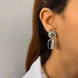 گوشواره نقره‌ای فشن آسا کد GO00239