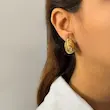 گوشواره طلایی میخ نقره فشن کد GO00252