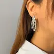 گوشواره فشن جواهری فول نگین کد GO00277