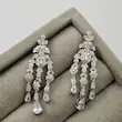 گوشواره فشن جواهری فول نگین کد GO00277