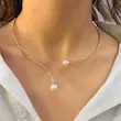طوق طلایی مرواریدی ژوپینگ کد TO00007