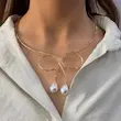 طوق طلایی مرواریدی رادیوم کد TO00010