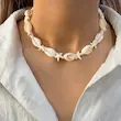 گردنبند صدفی ستاره دریایی کد GA00191
