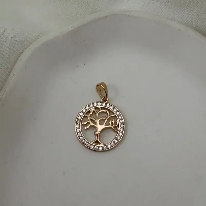 پلاک طلایی ژوپینگ tree کد PL00014