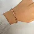 دستبند طلایی ژوپینگ کارتیر کد DA00084