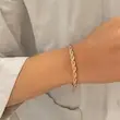 دستبند طلایی ژوپینگ اسپیرال کد DA00088