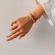 دستبند طلایی ژوپینگ اسپیرال کد DA00093