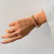 دستبند طلایی ژوپینگ اسپیرال کد DA00093