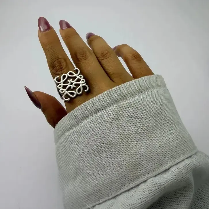 انگشتر نقره‌ای طرح سنتی تاریخی  TRADITIONAL DESIGN کد AN00146