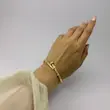 بنگل طلایی میخی نگین مستر کد BA00235