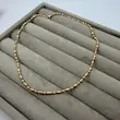 زنجیر طلایی مرواریدی ژوپینگ کد GA00210