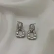گوشواره رادیوم مربعی کد GO00319