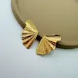 گوشواره طلایی فشن طرح پروانه کد GO00329