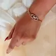 دستبند طلایی ژوپینگ کارتیر هرمس نگین کد DA00055