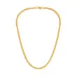 گردنبند زنجیر طلایی ظریف مدل KH انتخابی شیک و مینیمال