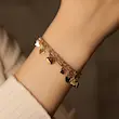 دستبند طلایی عشق ژوپینک کد DA00017