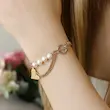 دستبند طلایی مروارید عشق ژوپینگ کد DA00016