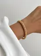 دستبند طلایی اسپیرال شش لایه ژوپینگ