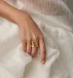 انگشتر طلایی دفرمه فشن