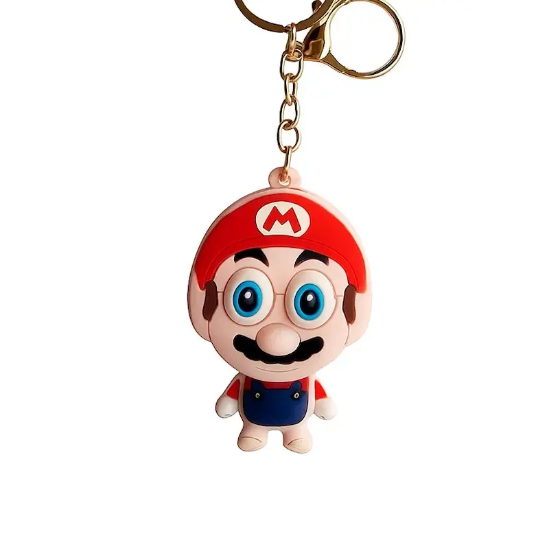 جاکلیدی سیلیکونی با چشم متحرک ماریو