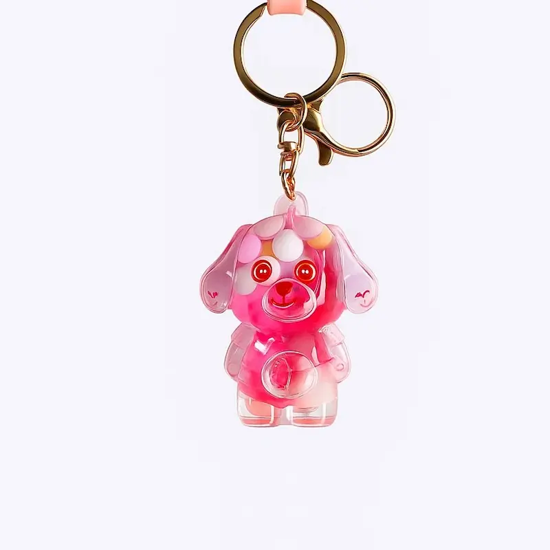 جاکلیدی آکواریومی خرس صورتی