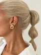 گوشواره طلایی استیل فشن