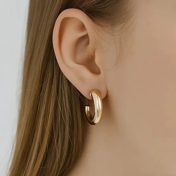 گوشواره طلایی فشن 