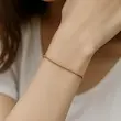 دستبند طلایی ظریف ژوپینگ