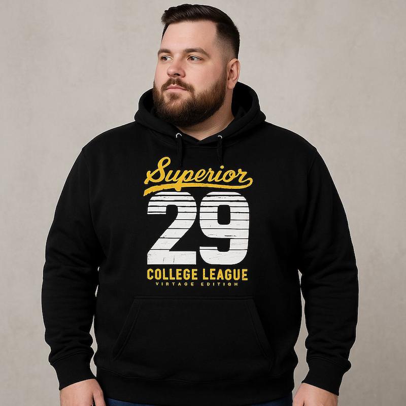 هودی پنبه سایز بزرگ اوجینال 