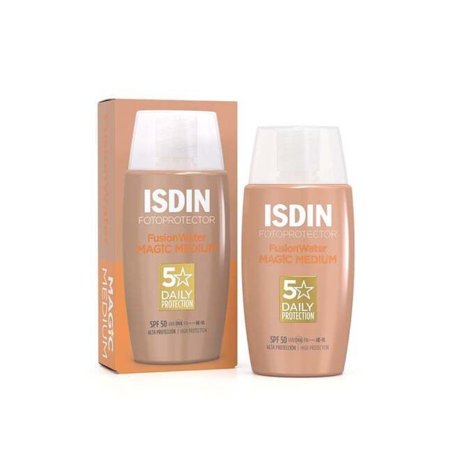 ضد آفتاب فیوژن واتر مجیک رنگی ایزدین مدیوم SPF50 Medium (ضدآفتاب) 7244