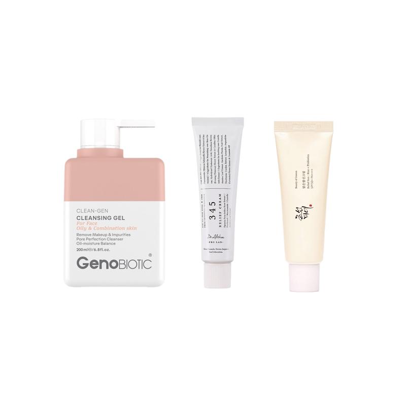 پک روتین پوستی(پوست چرب/مختلط/التهاب/لک/آکنه و مستعد جوش) 5004