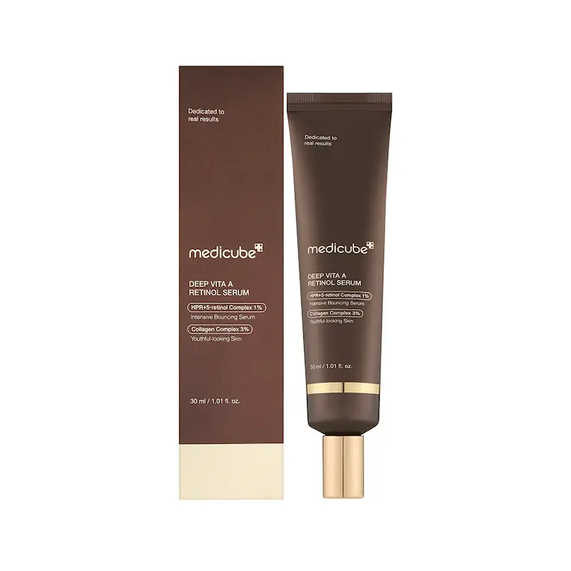 سرم جوانساز و ترمیم کننده رتینول مدی کیوب 7477