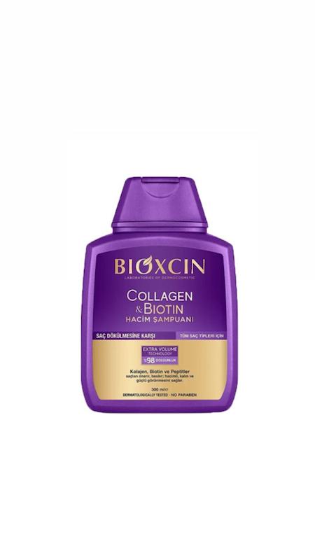 شامپو ضدریزش bioxcin بیوکسین کلاژن و بیوتین 7498