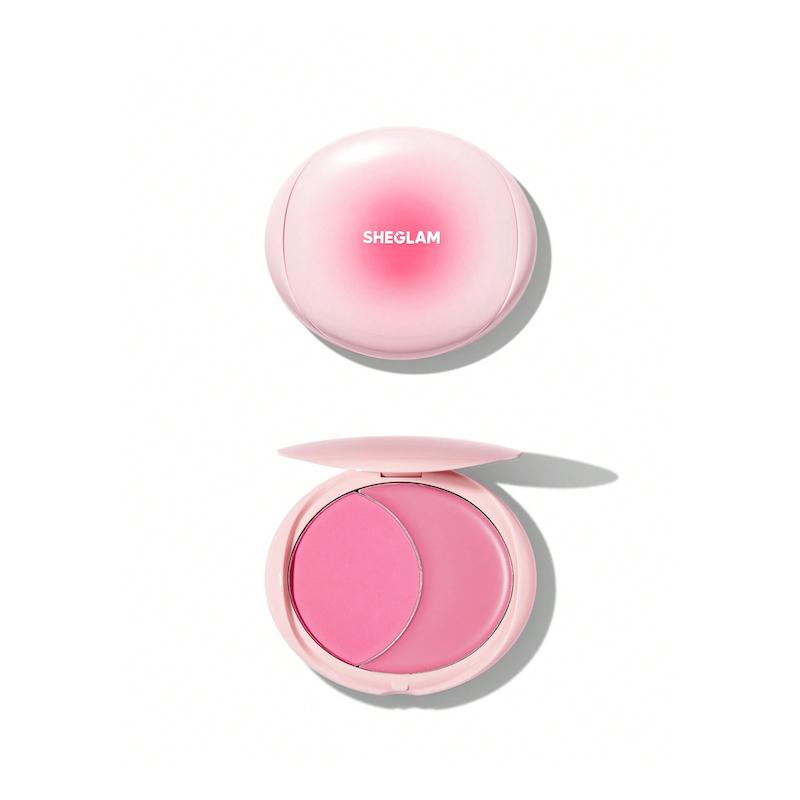 رژگونه کرمی و پودری شیگلم رنگ pink sprinkles صورتی پودری 7524