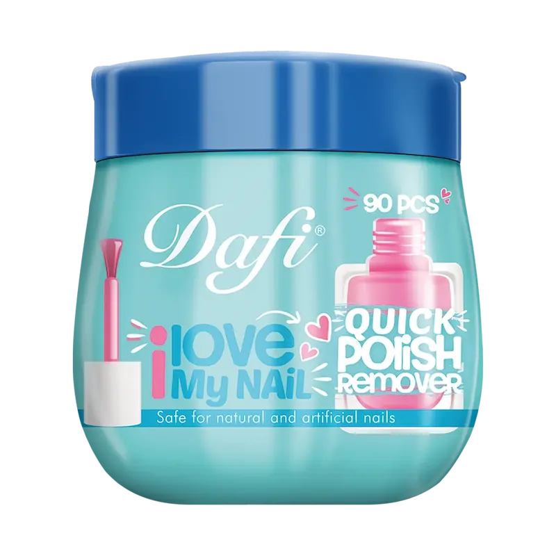 دستمال مرطوب لاک پاک کن قوطی دافی