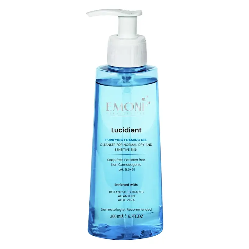 ژل شستشوی صورت پوست خشک امونی