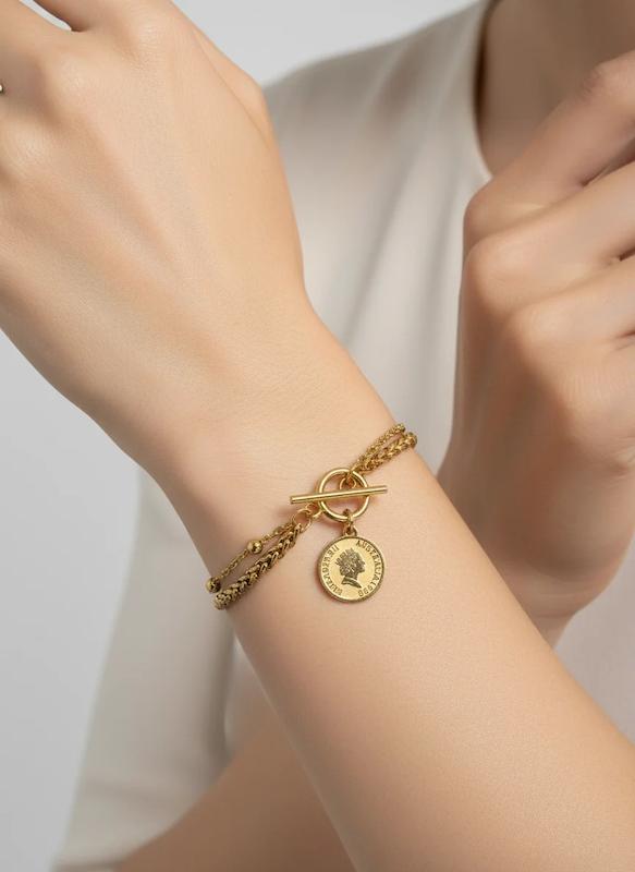 دستبند الیزابت دولاین استیل 106