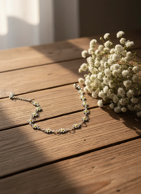 پابند بابونه استیل 0108