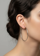 گوشواره حلقه ای استیل 0506