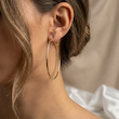 گوشواره حلقه ای استیل 0506