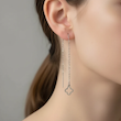 گوشواره بخیه ونکلیف استیل0507