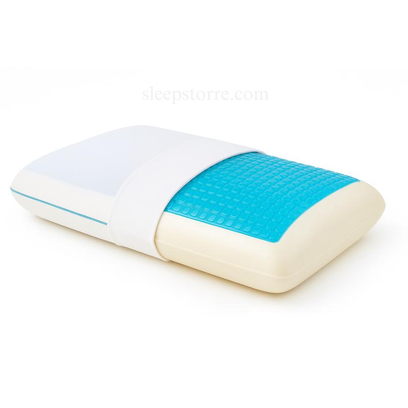 بالش مموری فوم کلاسیک ژل دار بلو