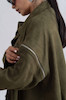 جکت جیر زیتونی Suede دو حالته