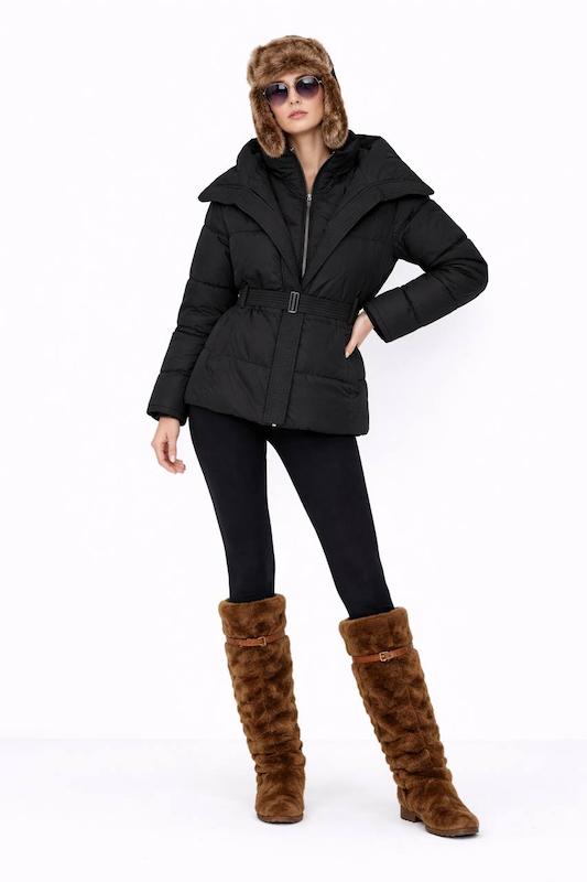 پافر دو حالته مشکی winter