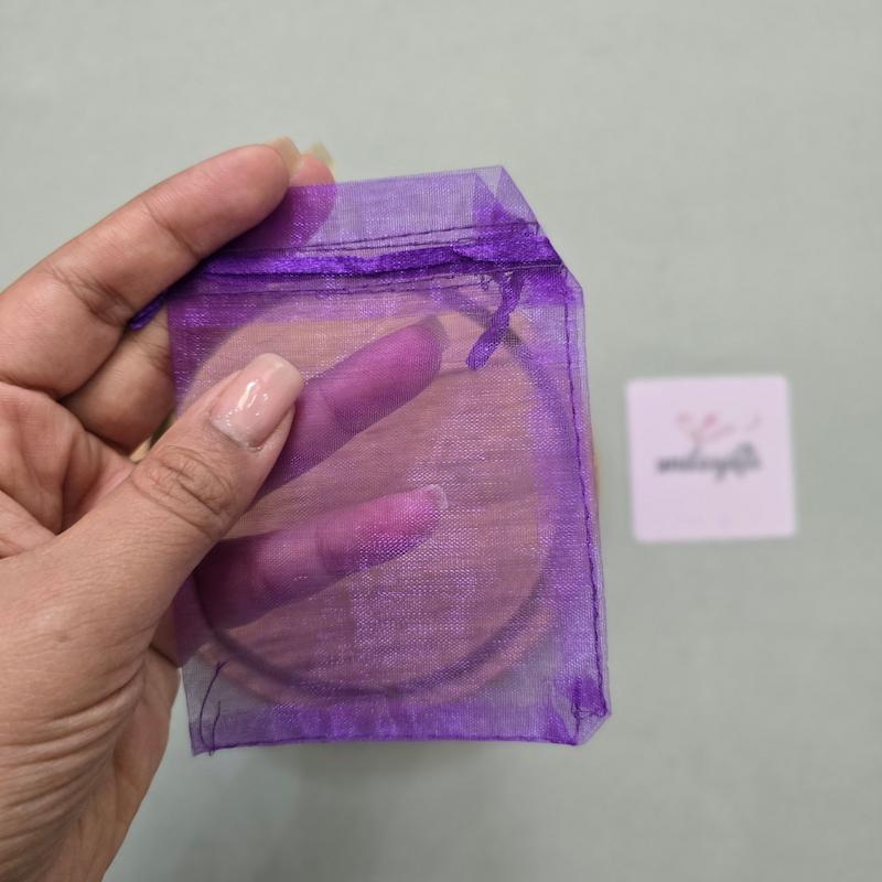 کیسه حریر  بنفش تیره