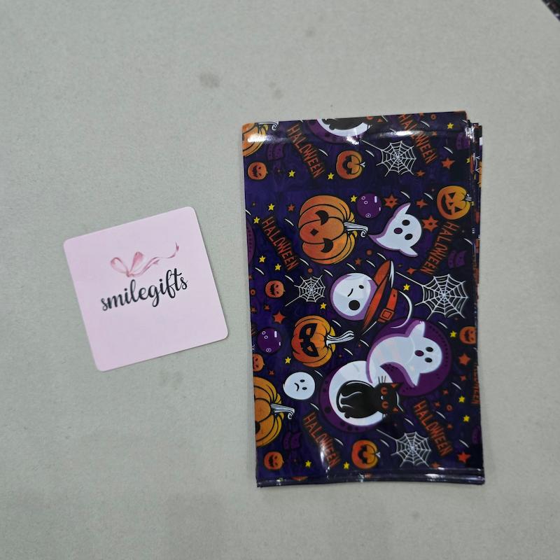 سلفون چسبدار هالوین در 8 سایز _پک 20 عددی 