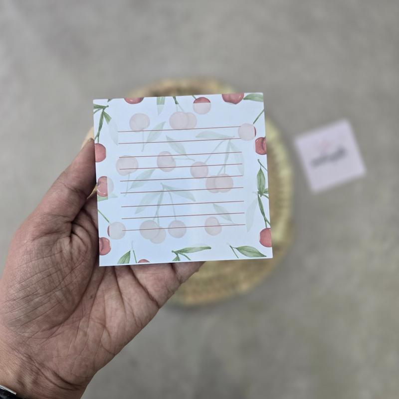 نوت طرح چری _در بسته 50 برگی