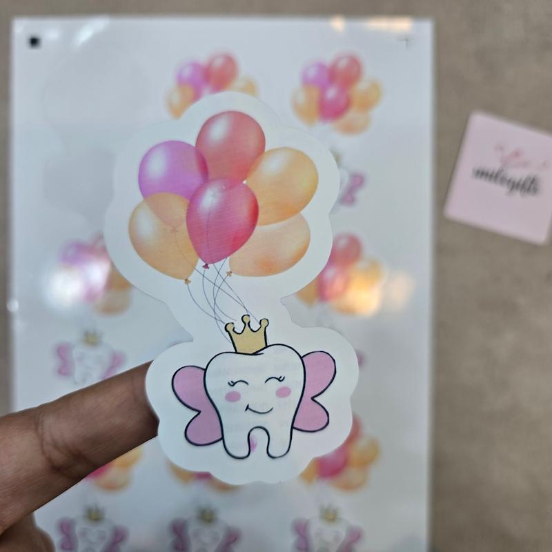 لیبل شیتی دندونی کد 02 _ پک 9 عددی 