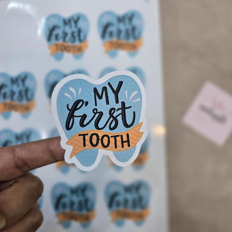 لیبل شیتی دندونی کد 04 _ پک 12 عددی 